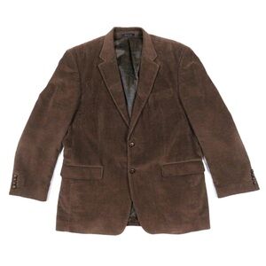 Lauren Ralph Lauren Corduroy Elbow Patch 2 Button Sport Coat Blazer Jacket 42R
